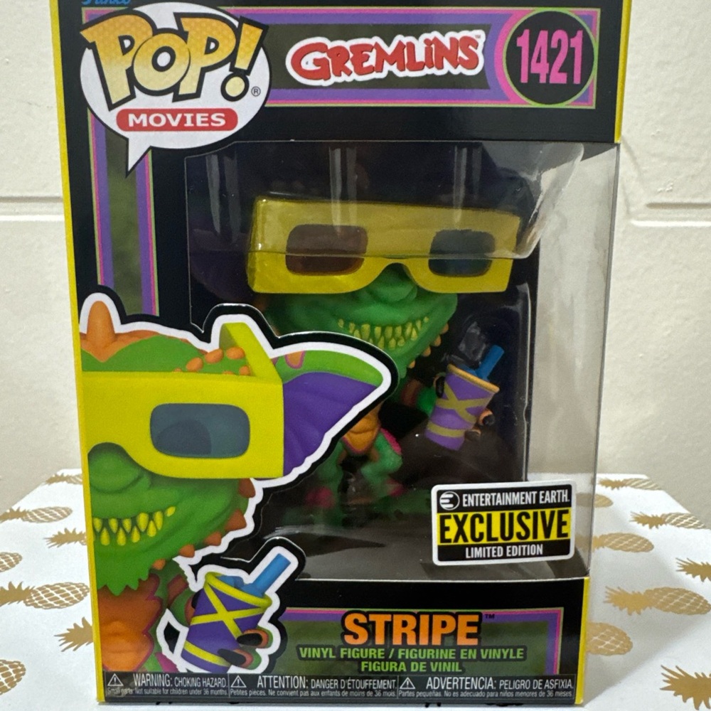 Funko Pop! Gremlins Stripe with 3D Glasses Vinyl Figure #1421 Black Light